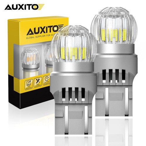 2X AUXITO T20 7443 W21W 7440 Daytime Light Running Globe LED Reverse Light 12V - Picture 13 of 96