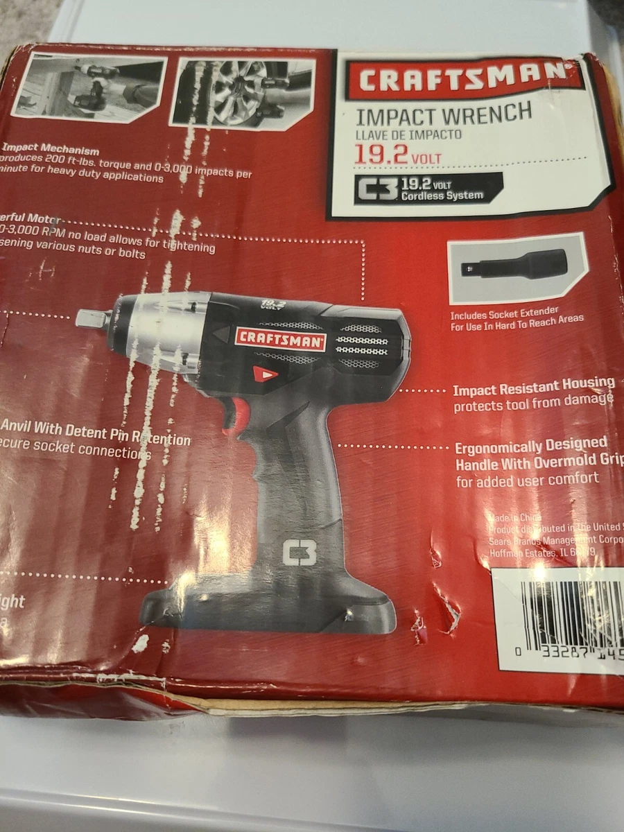 Craftsman c3 impact on sale wrench