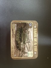 Tank in a Tin Toy with 12 soldiers Fully working