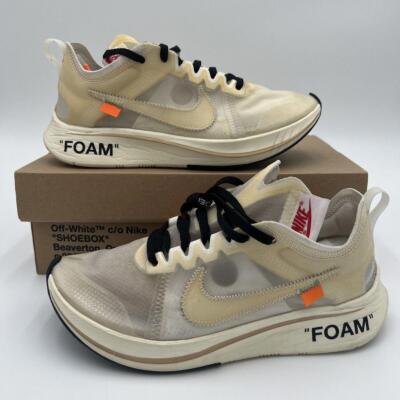 nike zoom fly foam off white