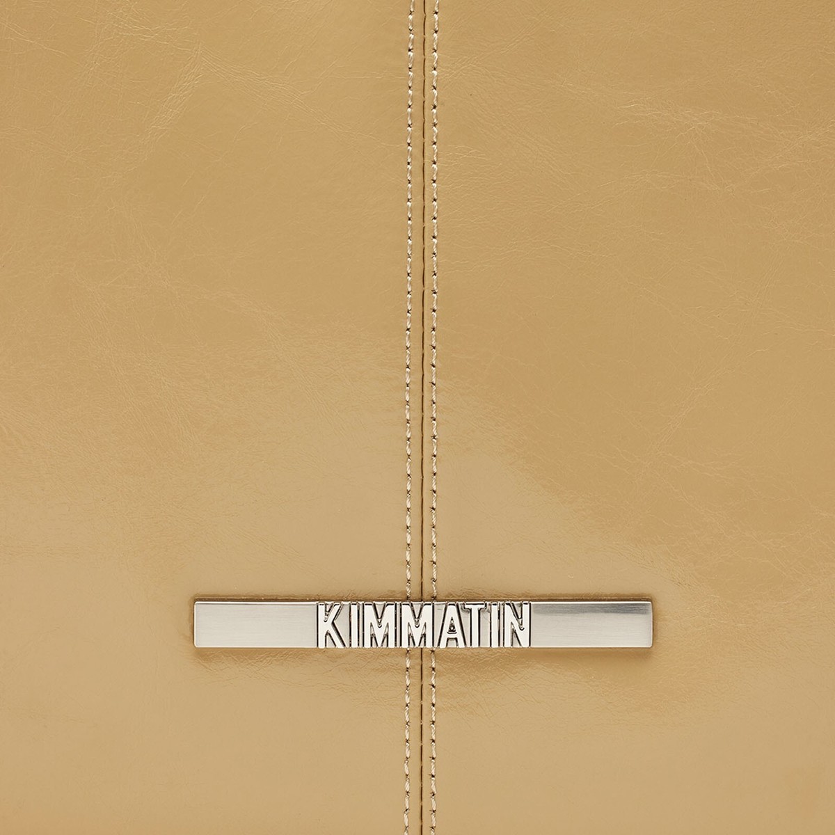KIMMATIN Split Leather Triangle Bag In Butter Women's
