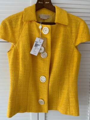 Michael Kors Mustard Yellow Women's Suit Size 10 UK UK