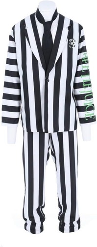 Disfraz Smiffys 81025 Beetlejuice, Hombre, Blanco y Negro, Talla L 42"-44" - Imagen 3 de 3