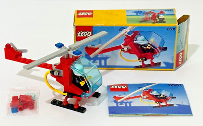 Vintage  1991 LEGO 6531 Classic Town Flame Chaser Complete with Extras and Box