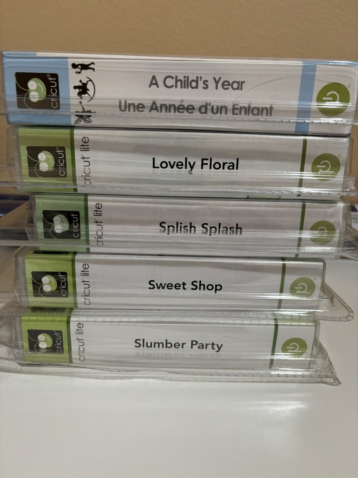 cricut expression cartridge lot 5 Brand New Cartridges eBay