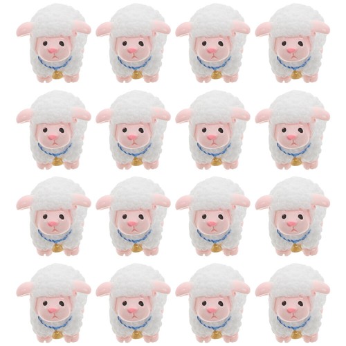 12 Pcs Lamm Saftige Dekoration Mini Ziege Statue Niedliche Tierfigur - Bild 3 von 12