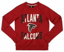 Outerstuff NFL Youth/Kid Atlanta Falcons Performance Fleece Crew Neck Sweatshirt