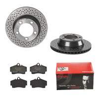 Brembo Bremsscheiben Ø299MM + BremsbelÄGe Hinten FÜR Porsche 911 Porsche
