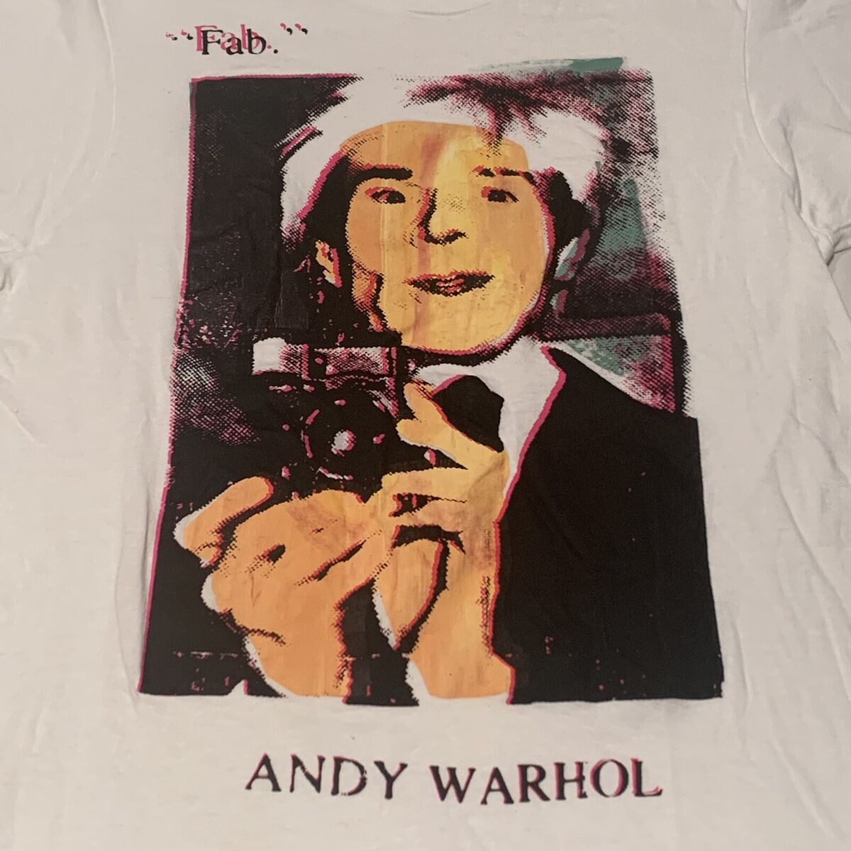 Vintage 80's Andy Warhol Fab Art Tour Concert T-Shirt M/L | eBay Vintage 80's Andy Warhol Fab Art Tour Concert T-Shirt M/L | eBay