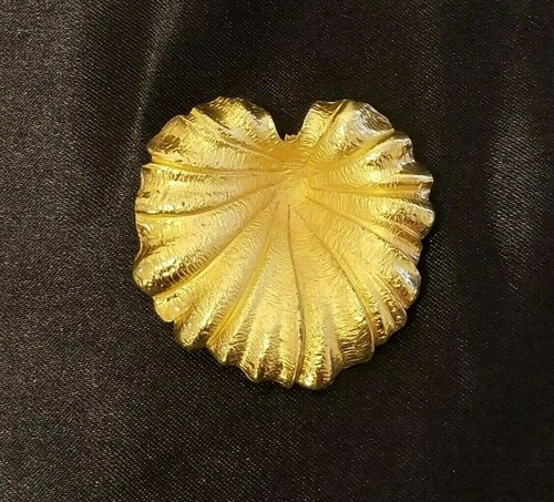 Ass't Rhinestone Gold Tone Brooch Lapel Pins Leaves, Apple, Gemini Head, Hand - Picture 10 of 27