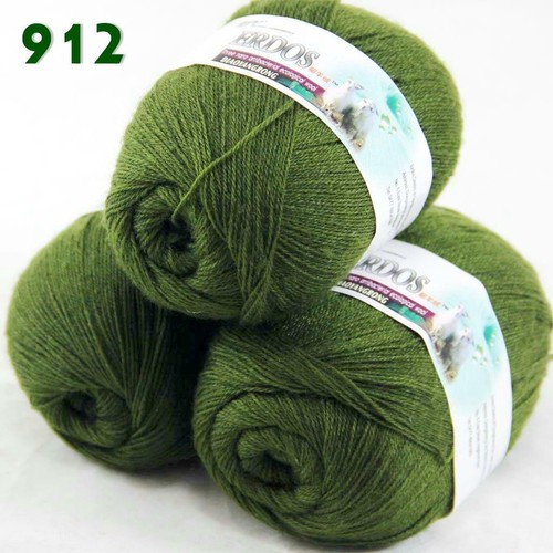 Sale 3 Skeins x 50g Soft Acrylic Wool Cashmere Hand Knit Fine Crochet Yarn 912 - Picture 3 of 5