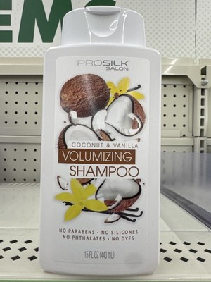 Pro Silk Salon Coconut Vanilla Volumizing Shampoo 15 oz Hair Care