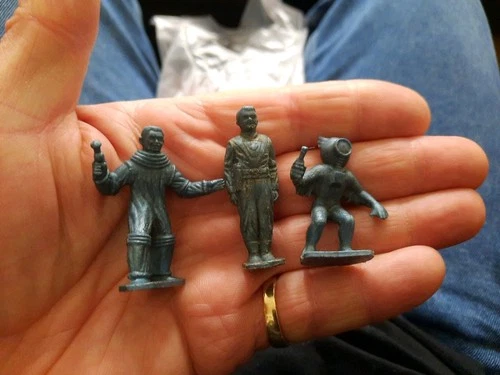Marx Space Men Vintage Figures.