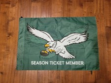 Philadelphia Eagles Season Ticket Member Flag/Banner 2' x 3' Kelly Green