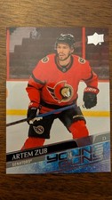 2020-21 Upper Deck Artem Zub Young Guns #710 SP Ottawa Senators