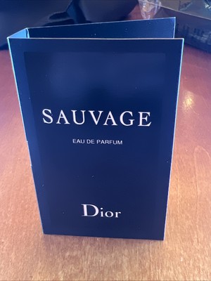 Dior Sauvage Eau de Parfum EDP Sample Spray .03oz, 1ml New in Card