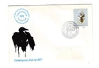 1977 IRELAND -CONTEMPORARY IRISH ART FDC FROM COLLECTION V24