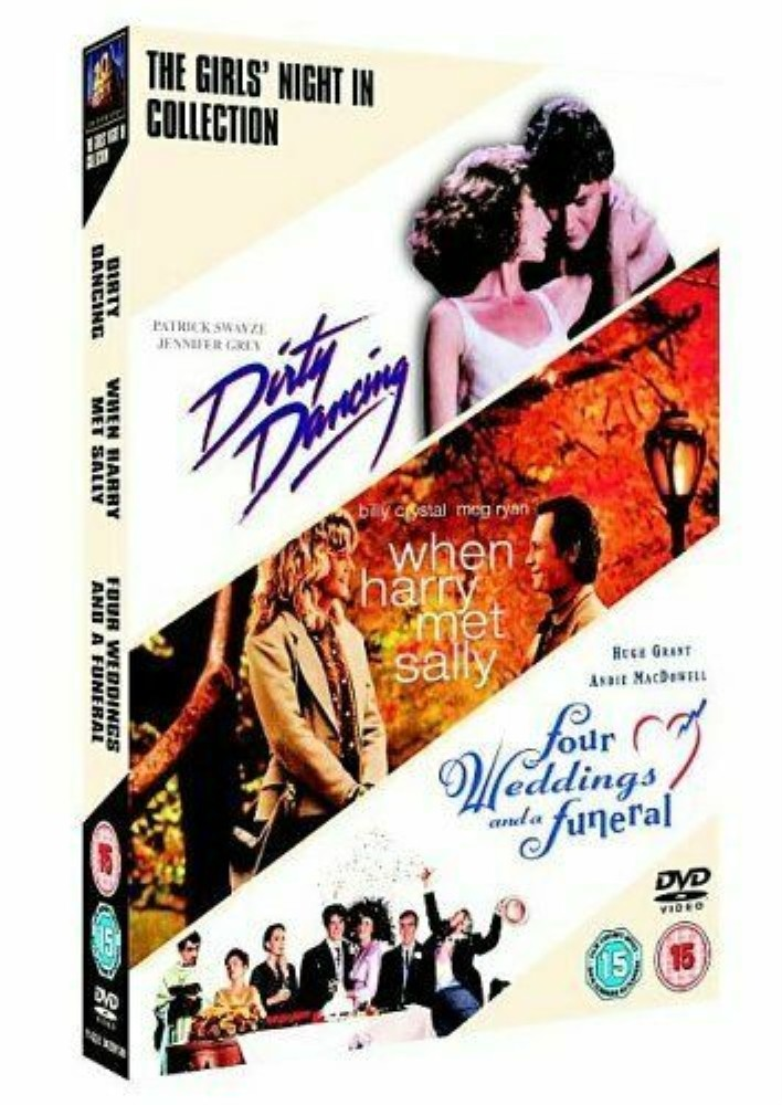 Dirty Dancing/When Harry Met Sally/Four Weddings And A Funeral DVD FREE SHIPPING