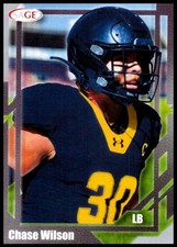 2026 Chase Wilson Sage Low Series Silver FOOTBALL #67 West Virginia Mountaineers