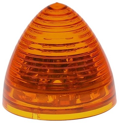 RoadPro RP-1271A 2'' Round Amber Beehive Sealed LED Clearance Marker Light Truck