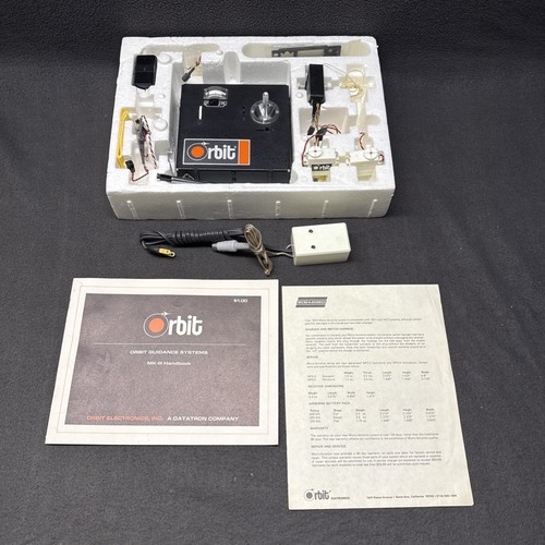 Vintage Orbit Electronics 6-12 Radio Transmitter Controller 72.960MHz Untested