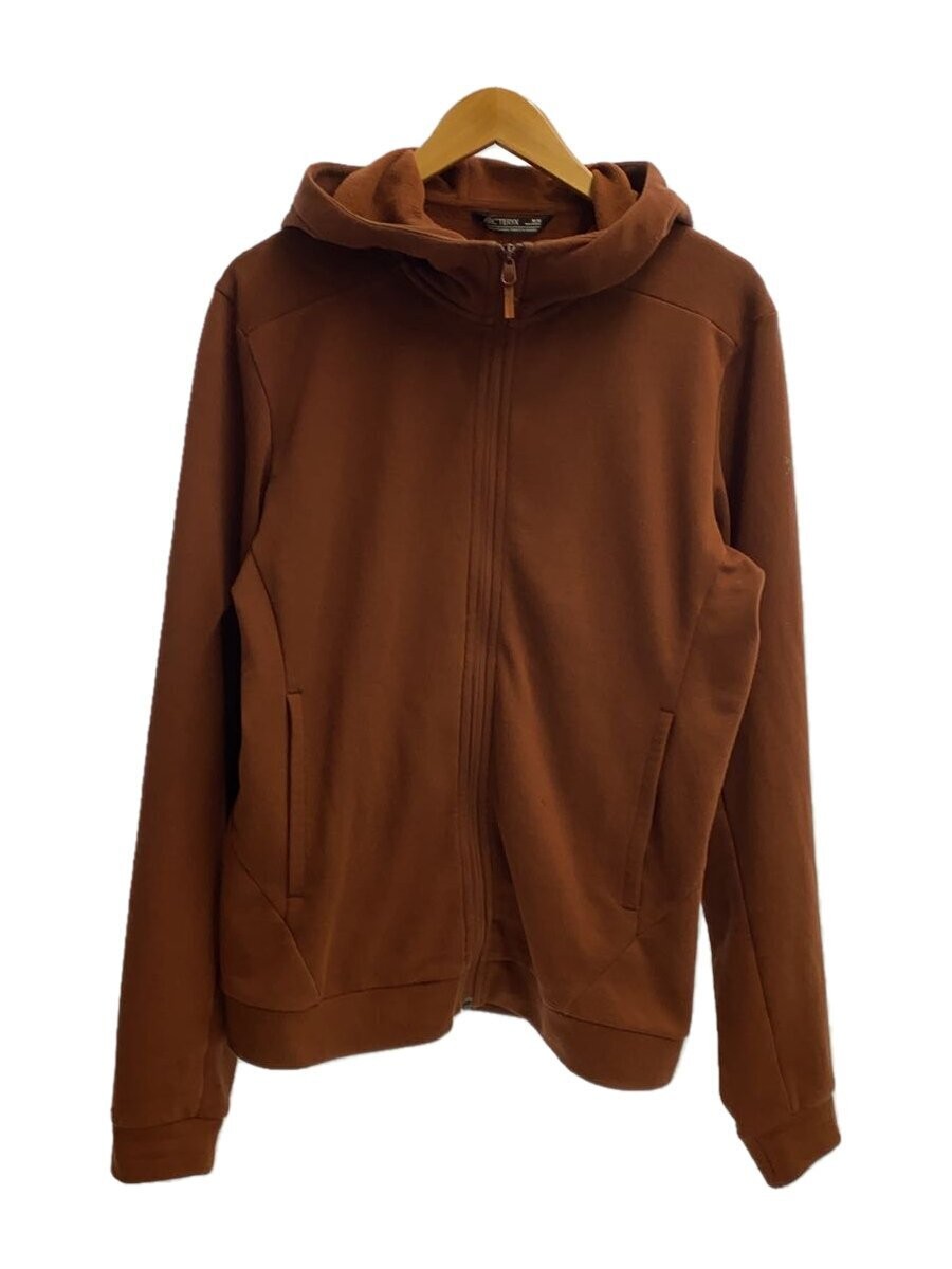 Arc'teryx Dallen Felpa con cappuccio e zip in pile marrone poliestere taglia M #EG CZA