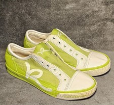 Vintage RocaWear Lime Green White Low Top Sli...