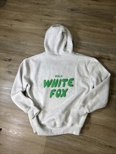 White Fox Hoodie Womens XS/S Fleece Pullover Vol.3 Graphic Sweatshirt