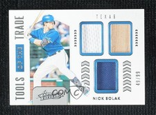 2020 Panini Absolute Tools of the Trade 3 Swatch 49/99 Nick Solak #TT3-NS 1ef4