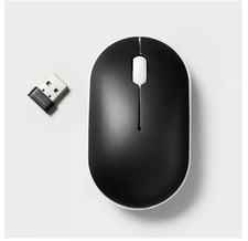 Heyday - Bluetooth Wireless Mouse with USB Receive - Black/White NEW  