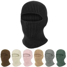 Winter Balaclava Ski Full Face Mask Windproof Fleece Neck Warm for Cold Weather