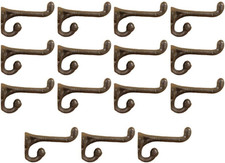 15 Cast Iron Acorn Wall Hooks Rustic Set