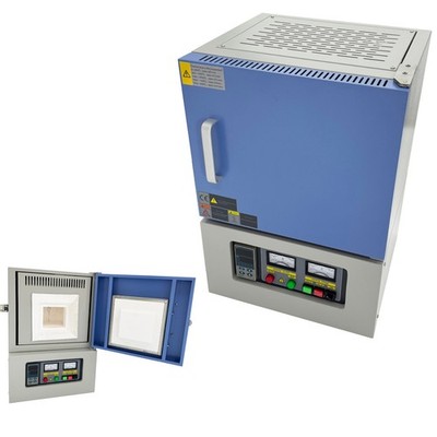 1700  Programmable Muffle Furnace Lab Sintering Heat Treatment Ceramics 110V