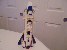 Lego 6456 Space Port Mission Control&mdash;COMPLETE w/Box, Manual & Rocket Engine