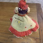 Antique Italian Lenci Felt Cloth Doll Gypsy Woman in Costume 10’ Straw Stuff — photo 2
