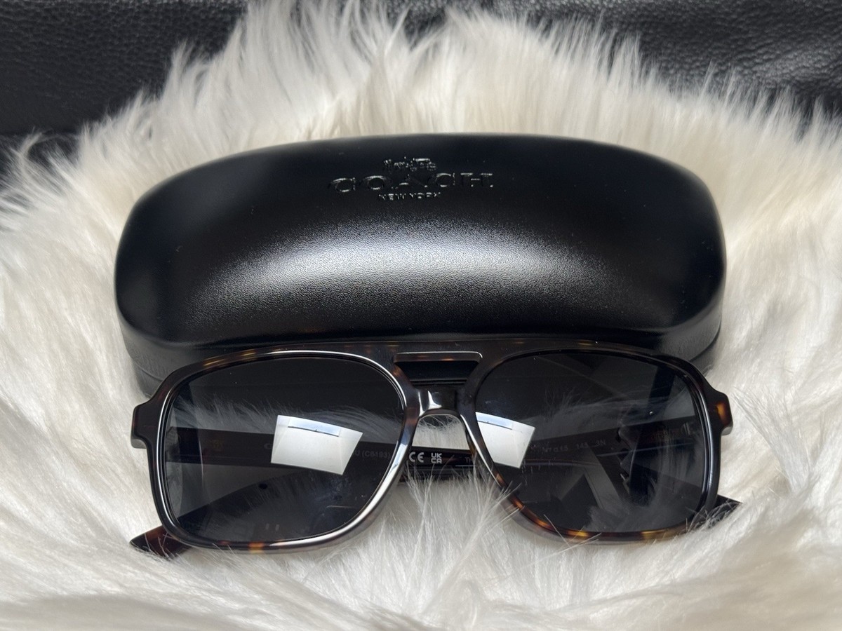 Coach Signature Pilot Sunglasses Boxed NWT | eBay display picture 3