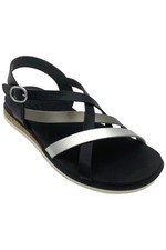 Skechers Bobs Women's Desert Kiss Peak Rank Strappy Sandals Black