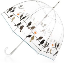 Totes Adult Clear Bubble Umbrella with Dome Canopy and Lightweight Wind