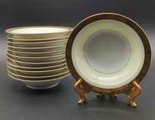 Noritake China GOLDKIN 4985 Pattern Lot of 12 Fruit/Dessert Bowls 5 3/4"
