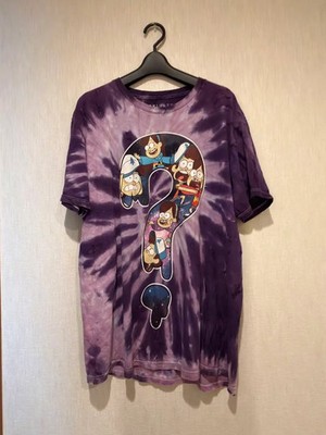 BOX LUNCH Gravity Falls T-Shirt Lila Batik XL Cartoon Grafik Design Gebraucht