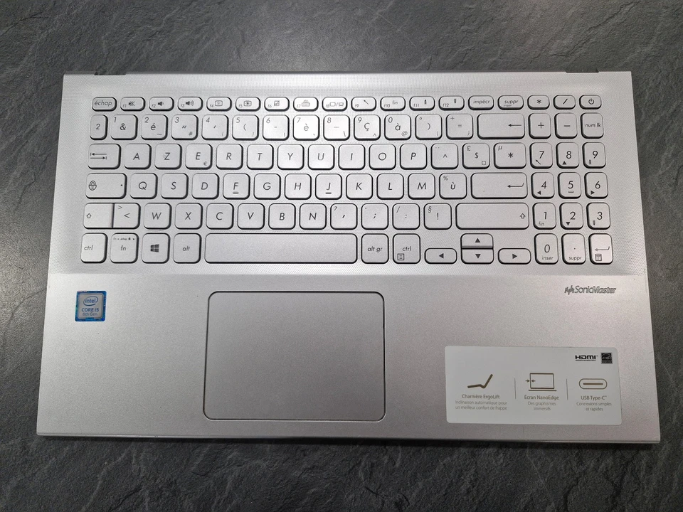Asus Repose-main S512UA azerty + trackpad occasion - Photo 1/4