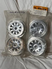 HPI Baja 5B 5T 5SC 1/5 TR-10 CHROME WHEELS   #104977 / 104973   Hpi Racing