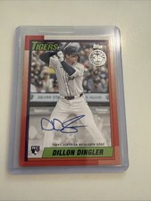 2025 Topps Dillon Dingler 1990 Baseball Auto (Series 2) RC #90B2-DD Tigers