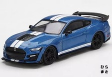 1/64 Ford Mustang Shelby Gt500 Ford Performance Left Handle (Blue) "Mini Gt Seri