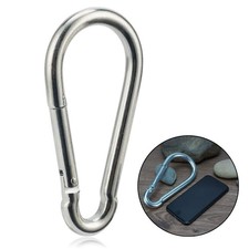 Big Carabiner Clip Heavy Duty Spring Snap Hook 6.3 Inch Steel Clip Link M1313x16