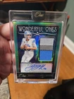 2024 Panini One Wonderful Ones Jared Goff 3-Color Patch On Card Auto /40💥LIONS