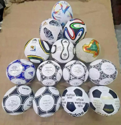 Adidas Historical FIFA World Cup Match Balls Size 5 Lot of 14 1970 2022