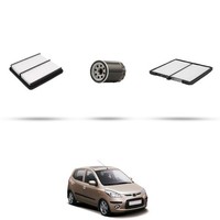 Hoffcar Set Service - 3 Filter FüR Hyundai I10 1.1 51Kw Von 2011