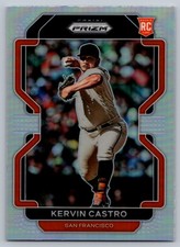Kervin Castro RC 2022 Panini Prizm Silver Prizm #34 Rookie San Francisco Giants