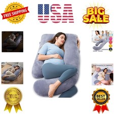 Pregnancy Pillows for Sleeping, U Shaped Full Body Maternity Pillow with Remo...